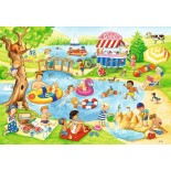 Puzzle Ravensburger -Distractie La Lac, 2X24 Piese (05057)
