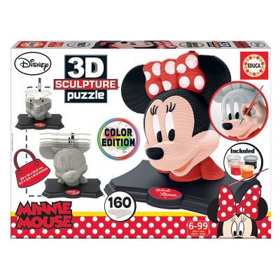 Puzzle 3D Educa - Sculpture Puzzle Minnie - Colour... 2
