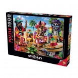 Puzzle Anatolian -Tropical Party Dogs, 1000 Piese (1102)