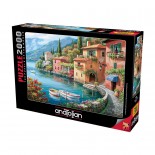 Puzzle Anatolian - Villagio Dal Lago, 2000 piese (3950)