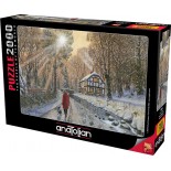 Puzzle Anatolian -Snowy Forest, 2000 Piese (3954)