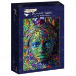 Puzzle 1000 piese - Face Art - Portrait of woman (Art-by-Bluebird-60010)