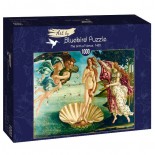 Puzzle 1000 piese - Sandro Botticelli:The Birth of Venus, 1485 (Art-By-Bluebird-60055)
