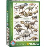 Puzzle Eurographics - Dinosaurier der Kreidezeit, 1000 piese (6000-0098)
