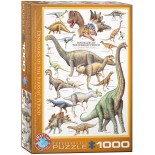 Puzzle Eurographics - Dinosaurs of the Jurassic, 1000 piese (6000-0099)