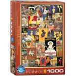 Puzzle Eurographics - Vintage Posters, 1000 piese (6000-0769)