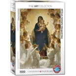 Puzzle Eurographics - William Bouguereau: Jungfrau Maria mit Engeln, 1000 piese (6000-7064)