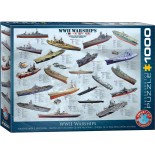 Puzzle Eurographics - World War II Warships, 1000 piese (6000-0133)
