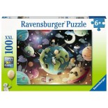Puzzle Ravensburger -Planete, 100 Piese Xxl (12971)