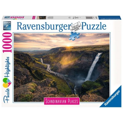 Puzzle Ravensburger - Cascada Haifoss Islanda, 1000 piese... 2