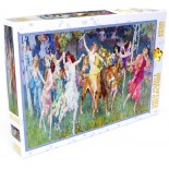 Puzzle Gold Puzzle - A day in the Woods, 1000 piese (Gold-Puzzle-61154)