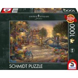 Puzzle Schmidt - Thomas Kinkade:Amsterdam, 1000 Piese (59917)