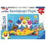 Puzzle Ravensburger -Baby Shark, 2X24 Piese (05124)