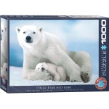 Puzzle Eurographics - Polar Bear & Baby, 1000 piese (6000-1198)