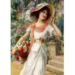 Puzzle 1000 piese Enjoy - Emile Vernon:The Flower Garden (Enjoy-1122)