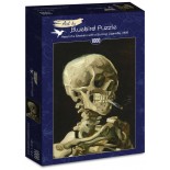Puzzle 1000 piese - Vincent Van Gogh:Head of a Skeleton with a Burning Cigarette, 1886 (Art-By-Bluebird-60134)