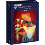 Puzzle 1000 piese - Toffoli Louis:La Vendeuse D'arums, 1996 (Art-By-Bluebird-60136)