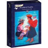 Puzzle 1000 piese - Toffoli Louis:Famille Peruvienne, 1986 (Art-By-Bluebird-60139)
