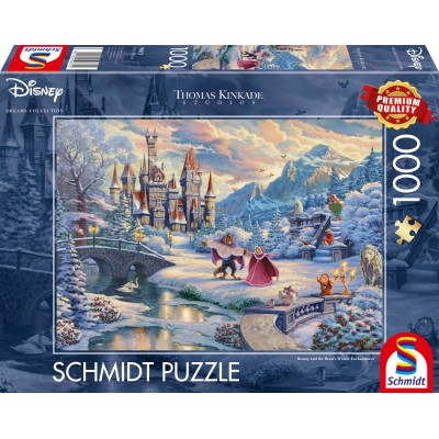 Puzzle 1000 piese - Disney: Beauty And The Beasts Winter... 2