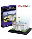 Puzzle 3D cu 56 piese - Washington: The White House (Cubic-Fun-L504H)