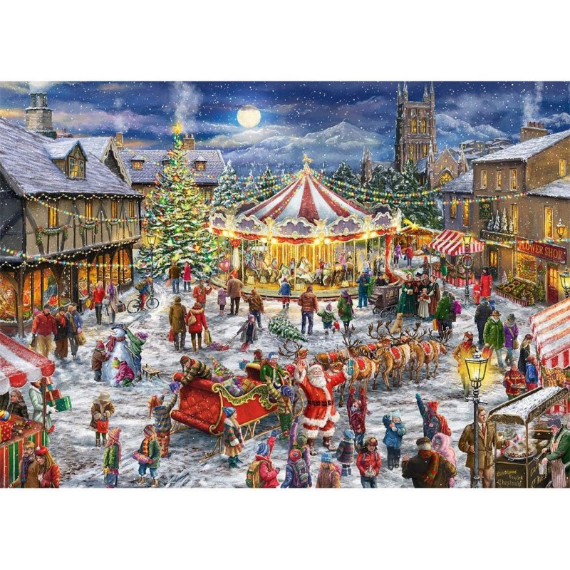 Puzzle 2x1.000 piese - Christmas...