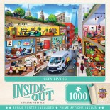 Puzzle 1000 piese - Inside Out - City Living (Master-Pieces-71910)