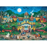 Puzzle 1000 piese - Halloween The Tag Along (Master-Pieces-72011)