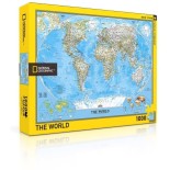 Puzzle 1000 piese - National Geographic - The World (New-York-Puzzle-Ng1601)