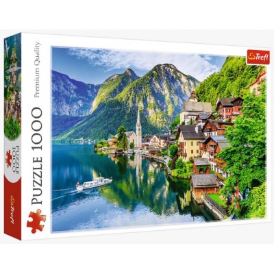 Puzzle 1000 piese - Hallstatt - Austria (Trefl-10670) 2