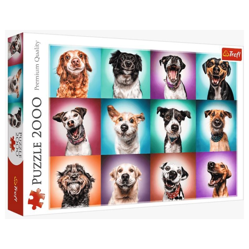 Puzzle 2000 piese - Funny Dog...