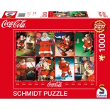 Puzzle 1000 piese - Coca Cola:Santa Claus (Schmidt-59956)