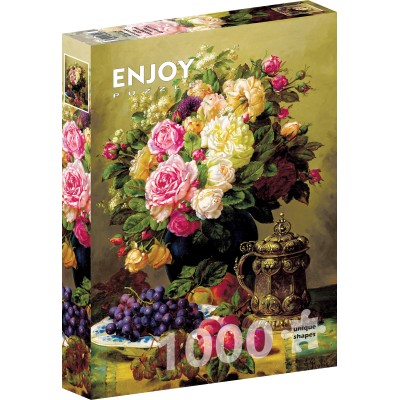 Puzzle 1000 piese Enjoy - Jean-Baptiste Robie: Still Life...