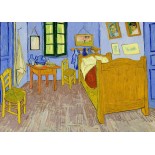 Puzzle 1000 piese Enjoy - Vincent Van Gogh:Bedroom in Arles + Folii Pentru Lipit Puzzle (Enjoy-5170)