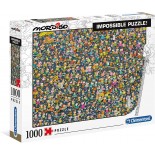 Puzzle 1000 piese dificile Clementoni - Impossible Puzzle - Mordillo (Clementoni-39550)