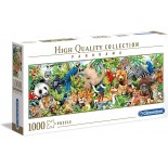 Puzzle 1000 piese panoramic Clementoni - Wildlife (Clementoni-39517)