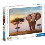Puzzle 500 piese Clementoni - African Sunset (Clementoni-35096)