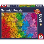 Puzzle 1500 piese Schmidt - Colorful Leaves (Schmidt-58993)