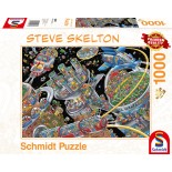 Puzzle 1000 piese Schmidt - Steve Skelton:Space Colony (Schmidt-59967)