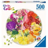 Puzzle 500 piese Ravensburger - Cerc Fructe Si Legume (Ravensburger-17169)