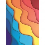 Puzzle 1000 piese Nova - Colorful Waves (Nova-Puzzle-40504)