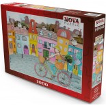 Puzzle 1000 piese Nova - By Bike (Nova-Puzzle-41025)