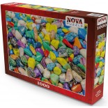 Puzzle 1000 piese Nova - Colored Stones (Nova-Puzzle-41064)