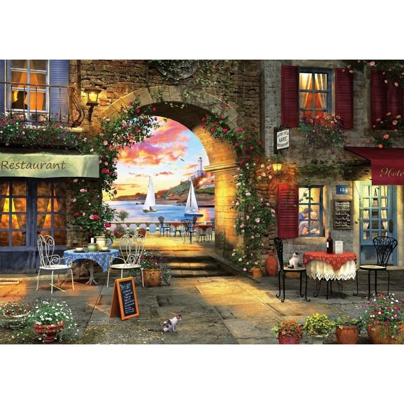 Puzzle 1000 piese Art Puzzle - The Seaside Restaurant (Art-Puzzle-5220)