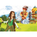 Puzzle 2x100 piese Art Puzzle - Princesses' Dream (Art-Puzzle-5643)