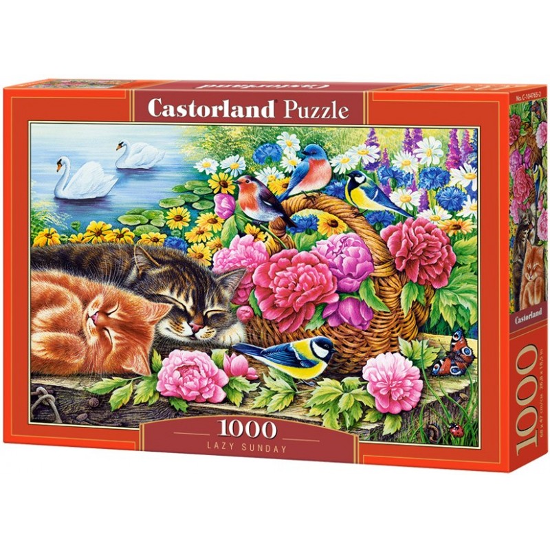 Puzzle 1000 piese Castorland - Lazy...