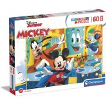 Puzzle 60 piese XXL Clementoni - Supercolor Mickey (Clementoni-26473)