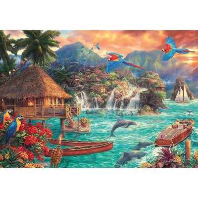Puzzle 2000 piese Clementoni - Island (Clementoni-32569)