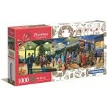 Puzzle 1000 piese panoramic Clementoni - Christmas (Clementoni-39577)