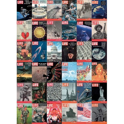 Puzzle 1000 piese Clementoni - Life Magazine Collage...