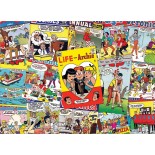 Puzzle 500 piese XXL Cobble Hill - Archie Covers (Cobble-Hill-53201)